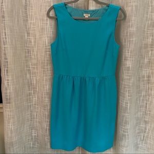 J. Crew turquoise sleeveless dress